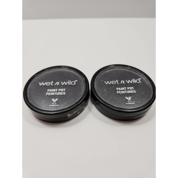 Lot of 3 - Wet n Wild Paint Pot Peintures- 2 black, 1 white - Picture 2 of 6